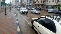أمطار رعدية غزيرة تضرب الدقهلية
