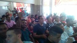 صور| "يارب النصر لمصر " دعوات مواطني كفر الشيخ للمنتخب من على المقاهي