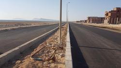 بالصور.. انتهاء رصف طريق الجبيل في مدينة الطور بتكلفة 15 مليون جنيه