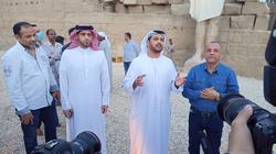 إزاحة الستار عن تمثالين بالواجهة الغربية لمعبد الأقصر