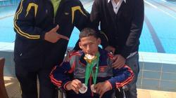 بالصور| يوسف جلال يحصد 3 ميداليات فضية وبرونزيه في سباحة الإعاقات الحركية