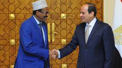 الرئيس الصومالي يغادر القاهرة بعد مباحثات مع السيسي