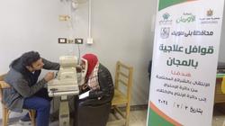 قافلة طبية توقع الكشف على 118 مريضا في قريتين ببني سويف