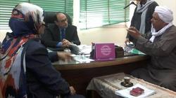 بالصور| وكيل وزارة الصحة الجديد بالفيوم يتسلم مهام عمله