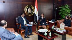 نصر تبحث مع مدير "الفاو" الاستعدادات لتنظيم منتدى الاستثمار الزراعي