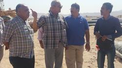 بالصور| "السقا" يتفقد أعمال الإنشاءات بالمزرعة السمكية بطور سيناء
