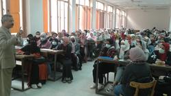 طلاب جامعة حلوان يمحون أمية 6650 مواطنا بـ5 دورات تدريبية