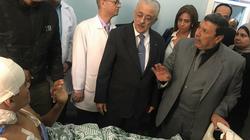 بالصور| وزير التعليم يزور مصابي أتوبيس شمال سيناء في الإسكندرية
