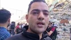 أحد سكان برج الجلاء بفلسطين بعد القصف: «شقى عمري بقى تراب»