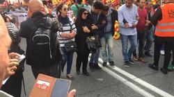 زوجة القتيل المصرى ونجله يتقدمان مظاهرة  كبيرة في إيطاليا