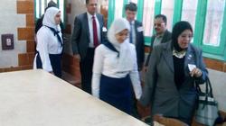 بالصور| وفد ألمانى يزور "بيلا الفندقية".. ويؤكد توفير منح للمتفوقين