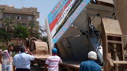 حملة بالهرم لإزالة الإعلانات والعبارات المسيئة من على الجدران