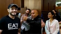 عادل شكل يحتفل مع أبطال "زنزانة ٧" بالإسكندرية على طريقته الخاصة