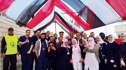 العاملون بمستشفى العلمين النموذجي يدلون بأصواتهم في الاستفتاء