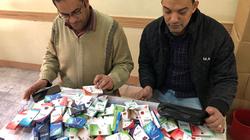 ضبط 6520 سيجارة مجهولة المصدر خلال حملات في الإسكندرية