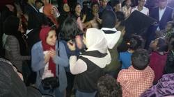 على أغاني "بشرة خير" و"تسلم الأيادي".. سيدات يرقصن أمام لجنة بشبرا