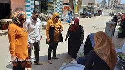 ضبط أسماك فاسدة أثناء فض سوق شعبي بالمنوفية