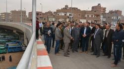 محافظ سوهاج يتفقد مشروع كوبري طهطا العلوي