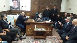 وفد من جامعة بنها يقدم العزاء لقيادات الكنيسة بالقليوبية
