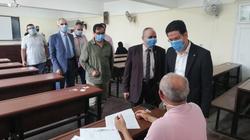 "الجيزاوي" يتفقد امتحانات الدراسات العليا بـ"تجارة بنها"