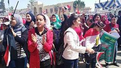 بالصور| "تعليم الغربية" ينظم مسيرة "انزل شارك" في الانتخابات الرئاسية