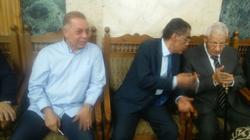 وصول النائب أسامة شرشر إلى عزاء رفعت السعيد