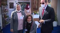 الطفلة التي أجلسها السيسي على كرسي: «أحسن رئيس في العالم»