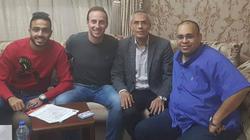 لحظة توقيع كهربا للأهلي على بياض من داخل منزله (صور)