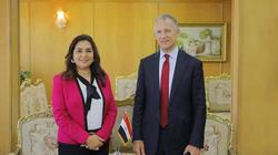 محافظ دمياط تستقبل السفير الأمريكي لبحث سبل التعاون الاستثماري