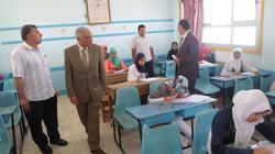 بالصور| سكرتير جنوب سيناء ووكيل "التعليم" يتفقدان لجان امتحانات الشهادات