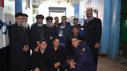 بالصور| مطران بورسعيد وأسقف الإسماعيلية يهنئان السجناء بـ"الميلاد المجيد"