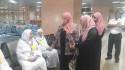 مساعد أمين مجمع البحوث في جولة بمطار الأقصر لمتابعة خدمات الواعظات 