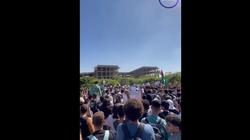 وقفة احتجاجية أمام محكمة ديرب نجم بالشرقية دعما للقضية الفلسطينية