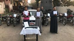 بالصور| ضبط 3 عاطلين ارتكبوا 6 وقائع سرقة سيارات وموتسيكلات بالإكراه