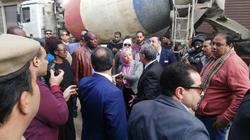وفد برنامج تطوير المناطق غير الرسمية الكيني يتفقد مشروع الأسمرات