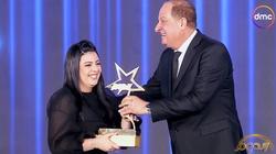 «أشرقت زين العابدين» تفوز بجائزة الدوم في العزف على الطبلة