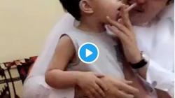 بالفيديو| أب يضع سيجارة بفم طفل 3 سنوات