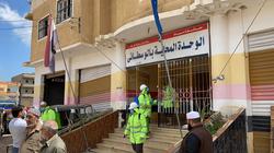 توزيع كحول وفيتامين سي ومطهرات في قرية بدمياط من جامعة الدلتا