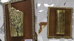 إبداع نرمين وطلابها.. روائع الزخرفة الإسلامية في "مكتبة مصر" (صور)