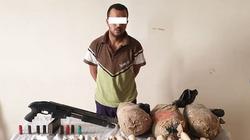 ضبط شخص وبحوزته أكثر من 15 كيلو جرام بانجو في البدرشين
