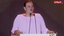 كاملة أبو ذكري خلال تكريمها بمهرجان الدراما: «يارب متجمعين دايما في الخير»