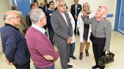 رئيس جامعة المنصورة يتفقد وحدات القلب وزراعة النخاع وبنك الحبل السري