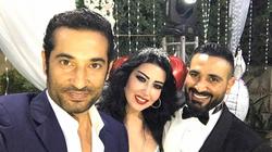 عمرو سعد يهنئ شقيقه بزواجه من سمية الخشاب