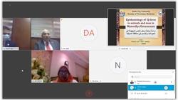 مناقشة أول رسالة دكتوراة بالفيديو كونفرانس في جامعة السادات