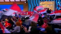 استوديو "معكم" يتزين بـ"علم مصر" عقب تأهل المنتخب لكأس العالم