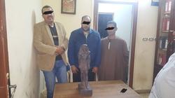 ضبط 3 أشخاص في التبين بحيازتهم تمثال أثري لبيعه بـ 300 ألف جنيه