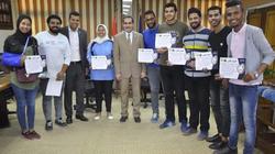 نائب رئيس جامعة القناة يستقبل الوفد المشارك في مبادرة أزهري من أجل مصر