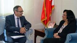 وزيرة الصحة في البحرين والسفير البريطاني يبحثان التعاون الصحي بين البلدين