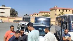 ضبط 36 سيارة سرفيس غير ملتزمة بأجرة الركوب المحددة بالجيزة