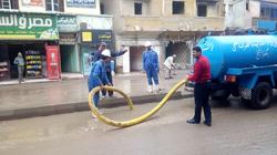 بالصور| سحب مياه الأمطار من شوارع كفر الشيخ